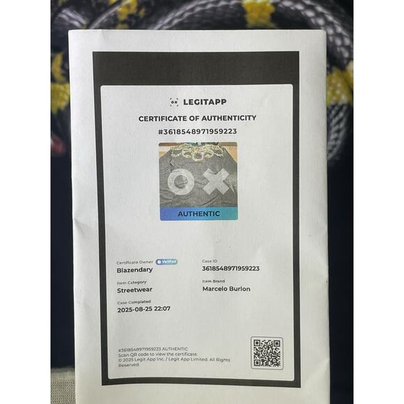 Marcelo Burlon Black & Gold Snake Print Long Sleeve Crewneck Sweatshirt NWOT COA - Picture 10 of 16